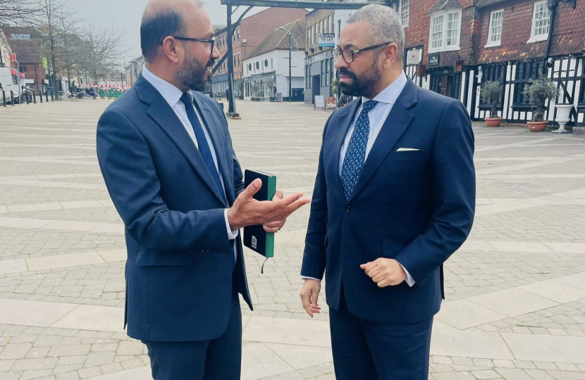 Zack Ali and Home Sec James Cleverly