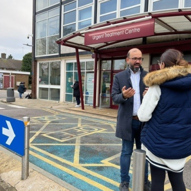 Zack Ali at Crawely Hospitals UTC