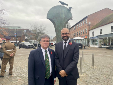 Zack Ali with Henry Smith MP